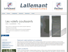 Tablet Screenshot of lallemant.fr